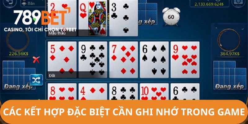 Trong game Mậu Binh có nhiều kết hợp đặc biệt người chơi nên chú ý