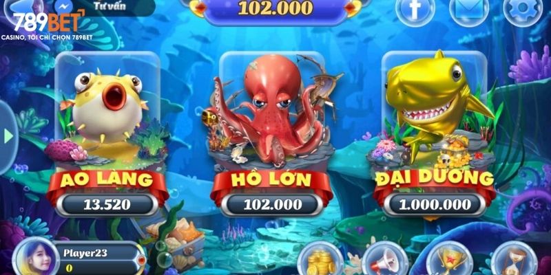 Bắn cá Zui game săn thưởng hấp dẫn tại 789BET